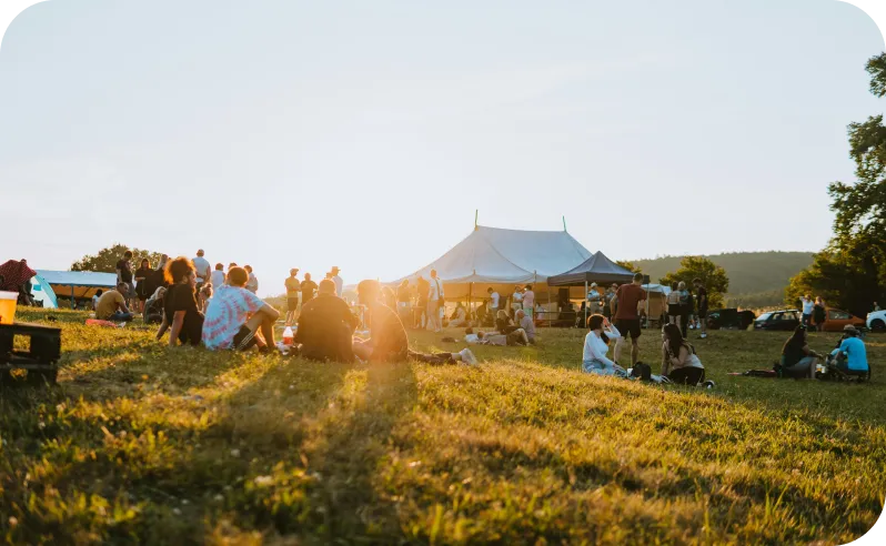 Vue de la Grande Scène du Flying Tap Fest